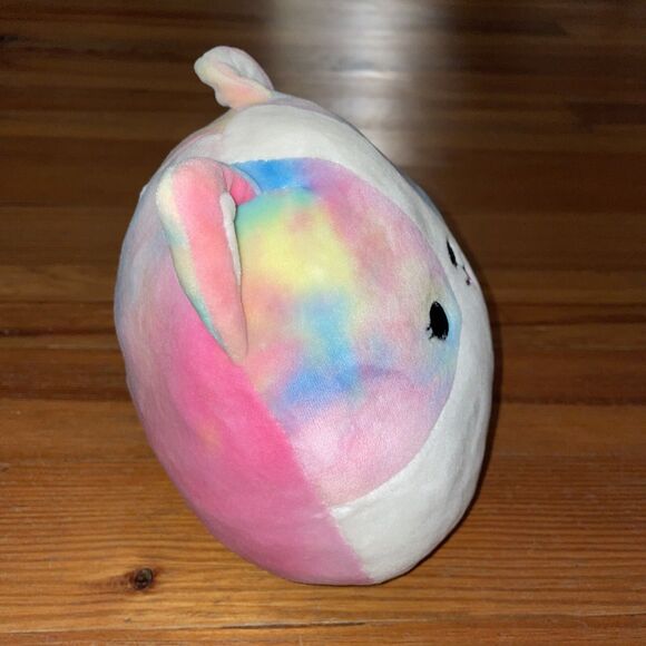 Squishmallows Kellytoy Cyma Corgi Dog Pink Tie Dye Plush Stuffed Animal 7 in - Picture 6 of 10